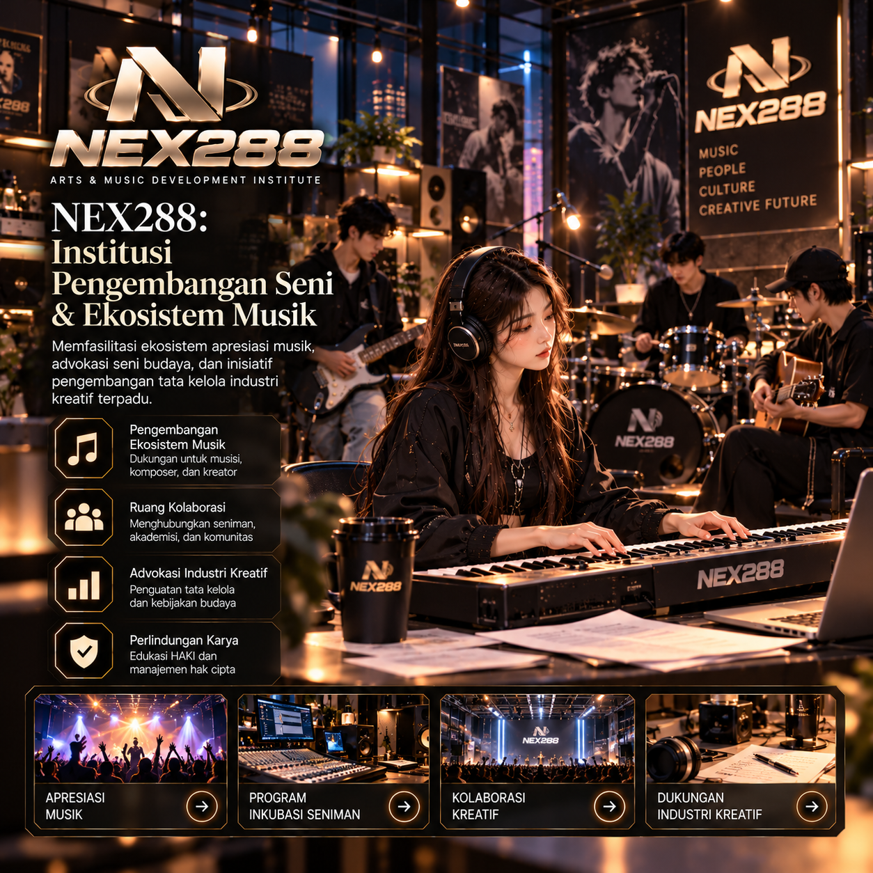 NEX288: Institusi Pengembangan Seni & Ekosistem Musik